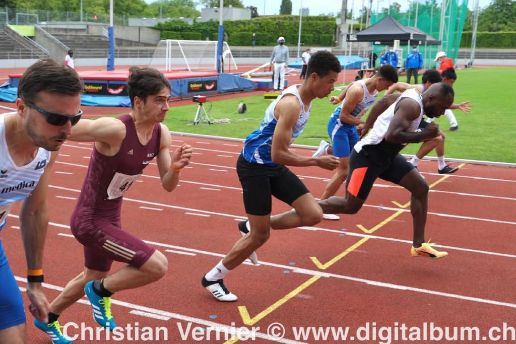 Mathieu sur 100m